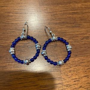 Brighton blue dangle earrings